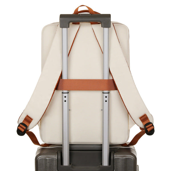 Elosung Gray Waterproof Business Backpack 31L Capacity Stylish And Versatile Women Backpacks