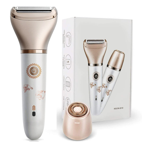 Elosung Elegant Rechargeable Electric Lady Shaver With Replaceable Head Portable Grooming Solution Women's Shavers