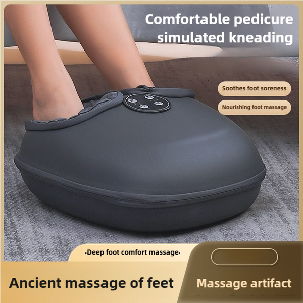 Elosung Compact Foot Massager With Heat And Timer Deep Kneading Therapy Massagers