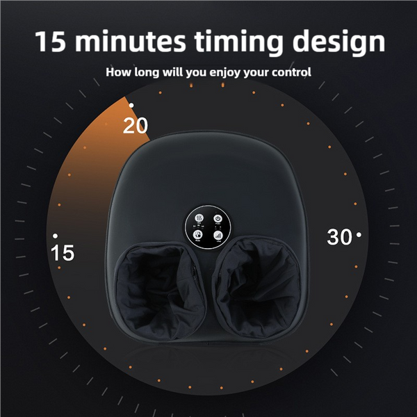 Elosung Compact Foot Massager With Heat And Timer Deep Kneading Therapy Massagers