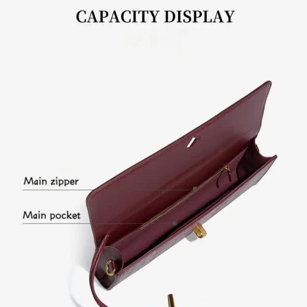 Elosung Black Elegant Pu Leather Clutch Bag With Snake Print Design Multi Color Options Women's Bags & Handbags