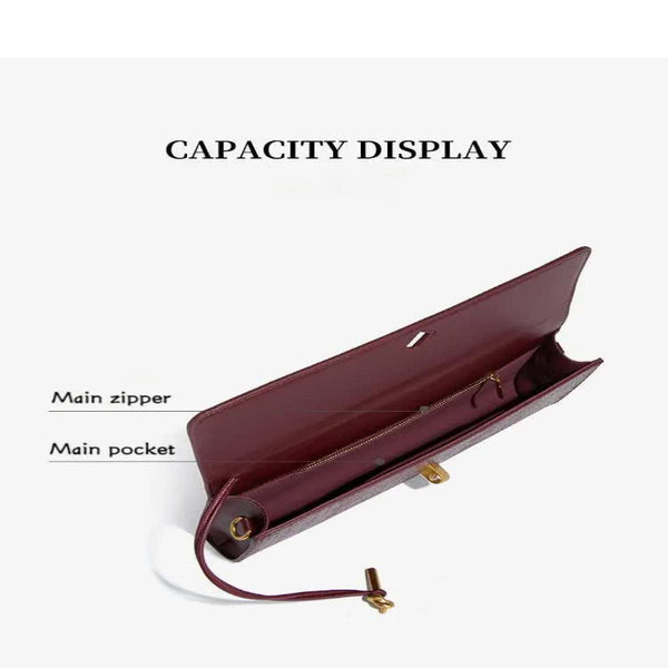 Green Elegant Pu Leather Clutch Bag With Snake Print Design Multi Color Options Women's Bags & Handbags