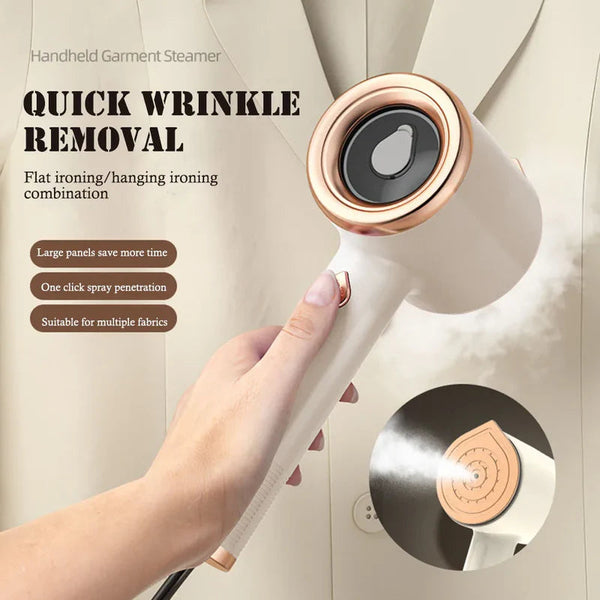Elosung Dark Green Handheld Garment Steamer Gt 01 Compact Design With 33W Power Electric Steamers