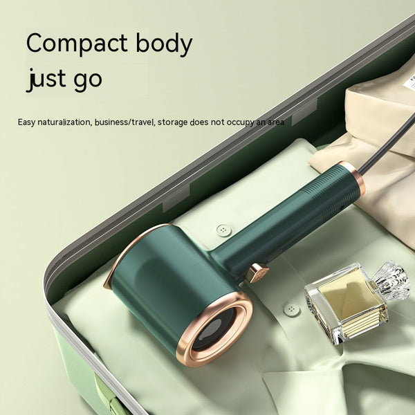 Elosung Dark Green Handheld Garment Steamer Gt 01 Compact Design With 33W Power Electric Steamers