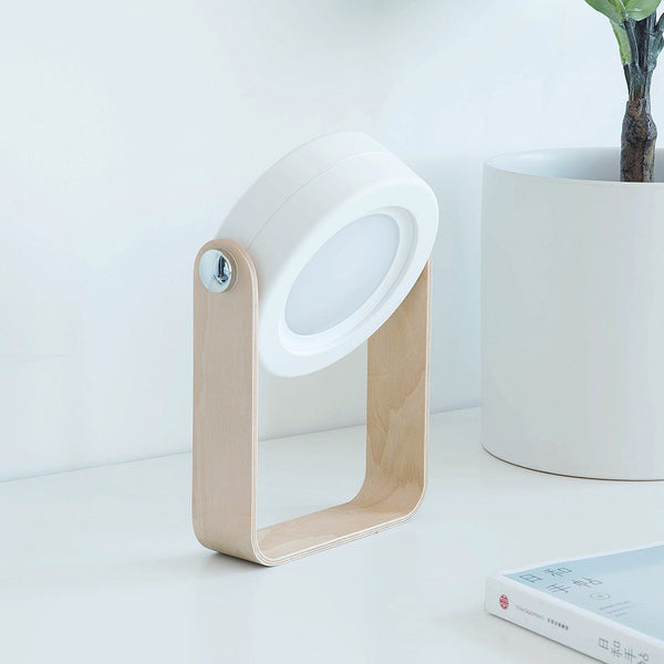 Elosung Gray Transformable Lantern Desk Lamp With Usb Rechargeable Battery Touch Control 3 Brightness Levels 0.3W Lamps