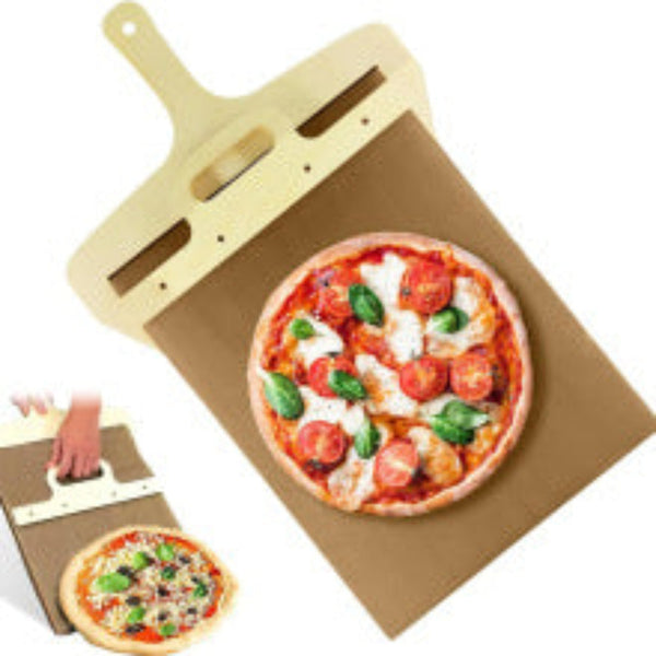 Elosung Non Stick Flexible Pizza Peel With Handle Perfect For Baking And Serving 12 Inches 52.5Cm*35Cm Other Kitchen Gadgets