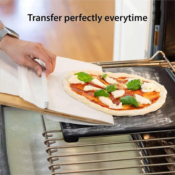Elosung Non Stick Flexible Pizza Peel With Handle Perfect For Baking And Serving 12 Inches 52.5Cm*35Cm Other Kitchen Gadgets