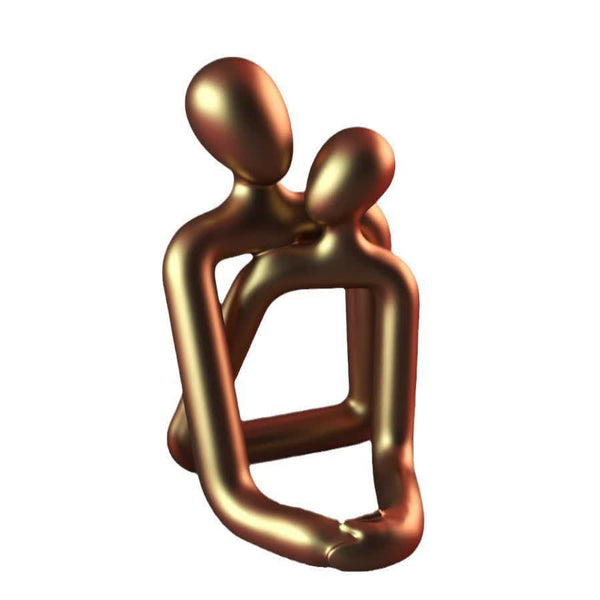 Gold Abstract Romantic Couple Candle Holder Modern Decorative Ornament Candle Holders & Accessories