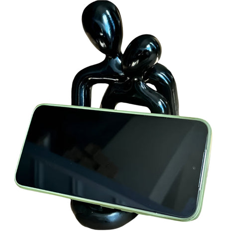 Elosung Black Abstract Romantic Couple Candle Holder Modern Decorative Ornament Candle Holders & Accessories