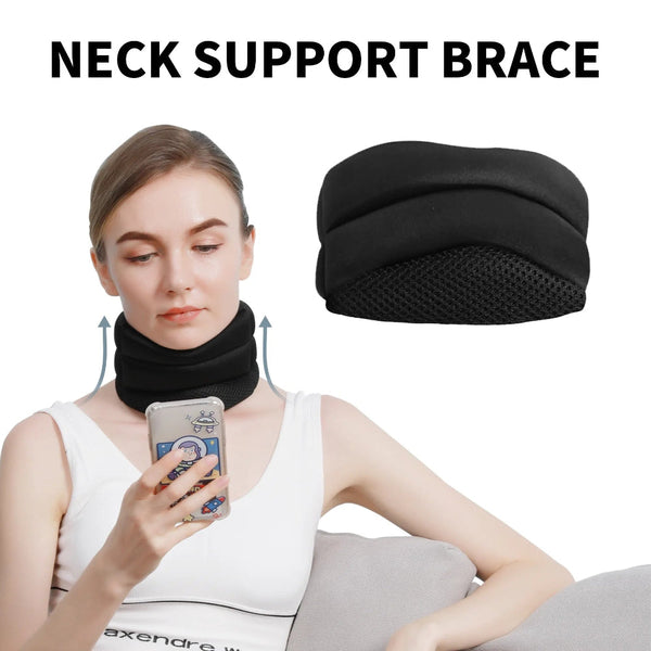 Elosung 2Pcs Ergonomic Neck Support Brace Comfortable For Cervical Spine Relief Orthotics Braces & Sleeves