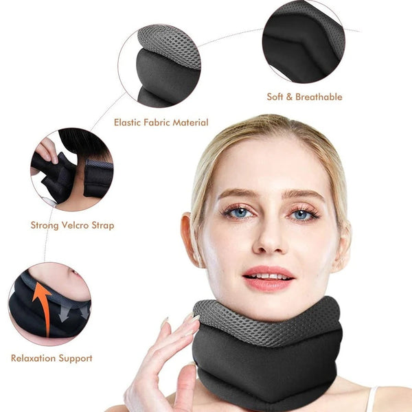 Elosung 2Pcs Ergonomic Neck Support Brace Comfortable For Cervical Spine Relief Orthotics Braces & Sleeves