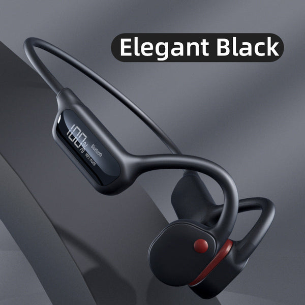 Black Waterproof Bluetooth Headset 32Gb Memory Lightweight Durable For Sports Headsets