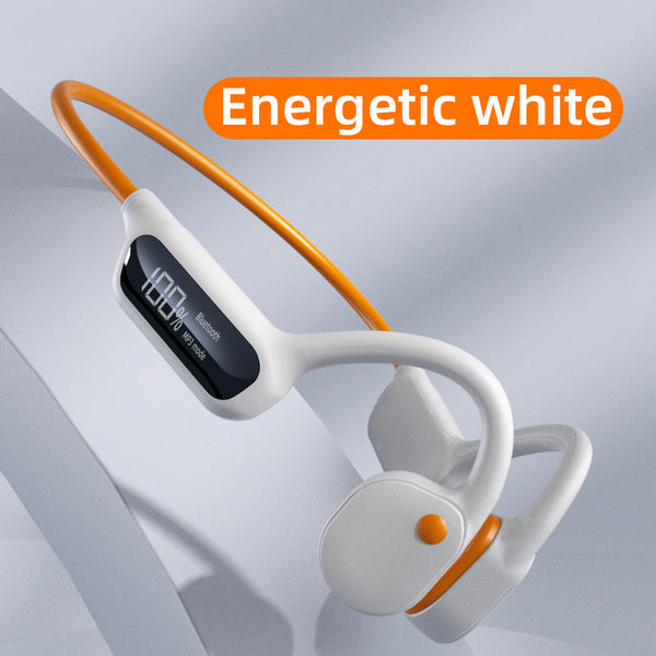 Elosung White Waterproof Bluetooth Headset 32Gb Memory Lightweight & Durable For Sports Headsets