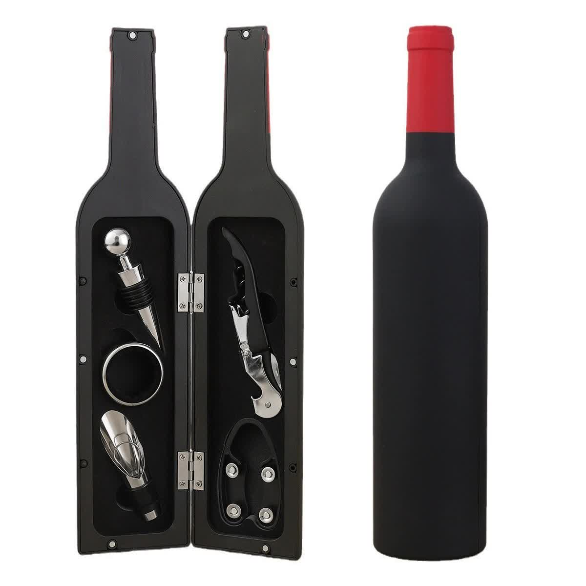 Elosung Creative Wine Opener Gift Set(5 Piece) Luxury Tools With Elegant Design Corkscrews & Bottle Openers