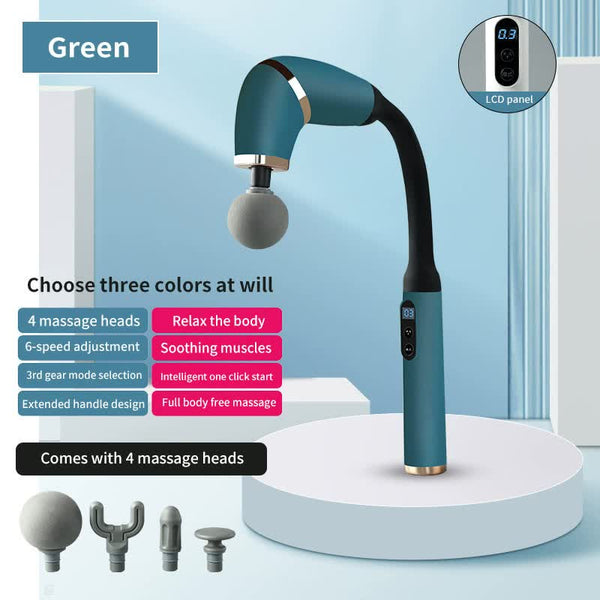 Green Elbow Massage Gun 2000 Mah Muscle Relaxation Tool Massagers