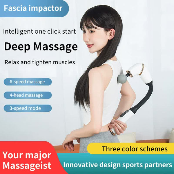 Green Elbow Massage Gun 2000 Mah Muscle Relaxation Tool Massagers