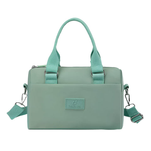 Elosung 0486# Light Green Multifunctional Nylon Shoulder Bag Lightweight And Spacious Handbag For Women 27X18x14cm Handbag Accessories
