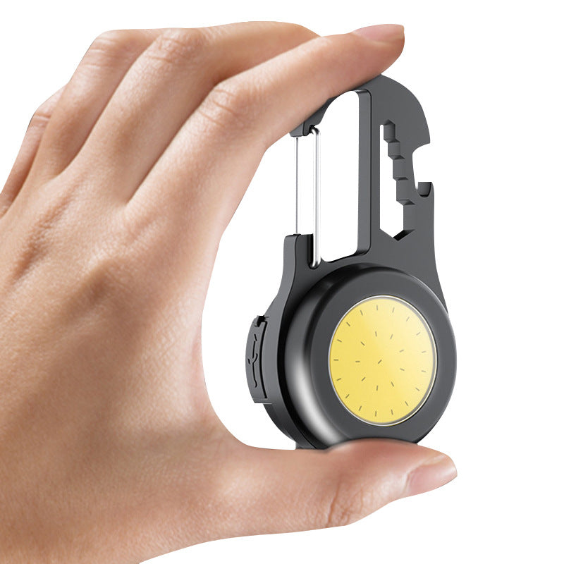 Multifunctional Usb Rechargeable Cob Work Light Portable And Foldable For Outdoor Camping Emergency Use Flashlights