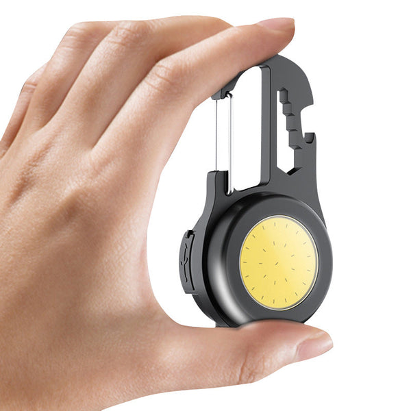 Multifunctional Usb Rechargeable Cob Work Light Portable And Foldable For Outdoor Camping Emergency Use Flashlights