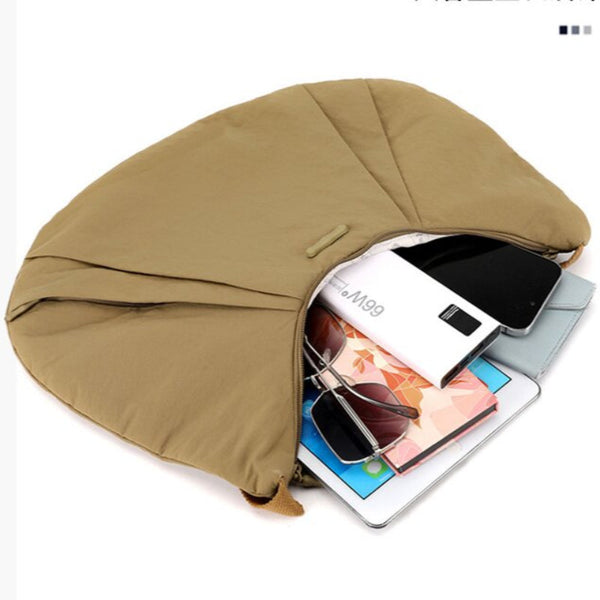 White Waterproof Nylon Lightweight Tote Shoulder Bag Stylish And Spacious For Daily Commute Outdoor Activities Women's Bags & Handbags