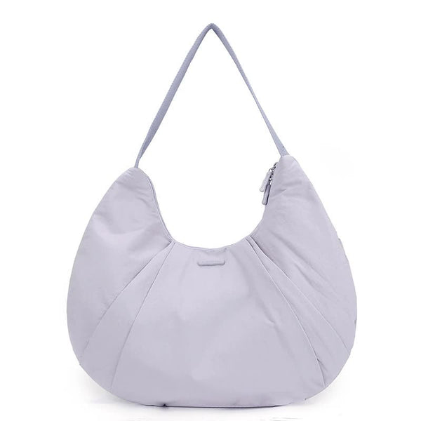 Elosung Purple Waterproof Nylon Lightweight Tote Shoulder Bag Stylish Spacious For Daily Commute Outdoor Activities Women's Bags & Handbags