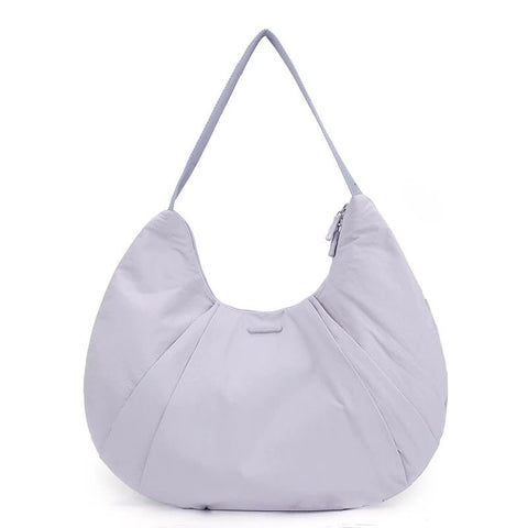Elosung Purple Waterproof Nylon Lightweight Tote Shoulder Bag Stylish Spacious For Daily Commute Outdoor Activities Women's Bags & Handbags