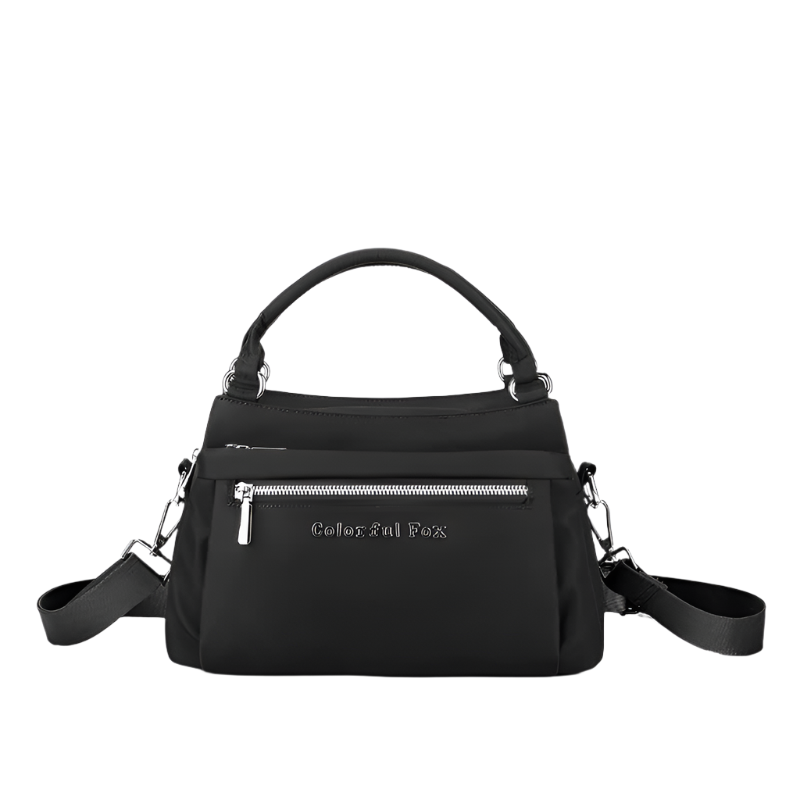 Black Waterproof Nylon Crossbody Bag Lightweight And Strap Shoulder For Women Women's Bags & Handbags