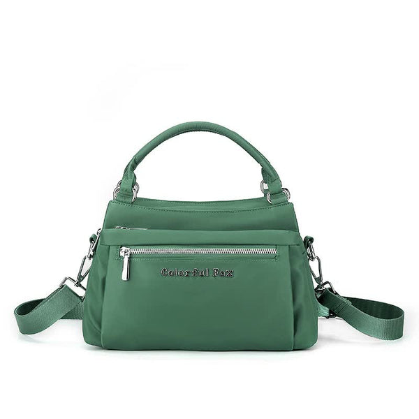 Green Waterproof Nylon Crossbody Bag Lightweight And Strap Shoulder For Women Women's Bags & Handbags