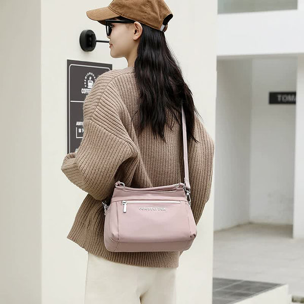 Green Waterproof Nylon Crossbody Bag Lightweight And Strap Shoulder For Women Women's Bags & Handbags