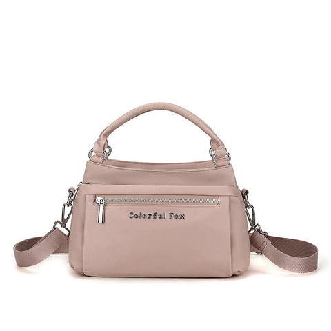 Elosung Pink Waterproof Nylon Crossbody Bag Lightweight Strap Shoulder For Women Women's Bags & Handbags