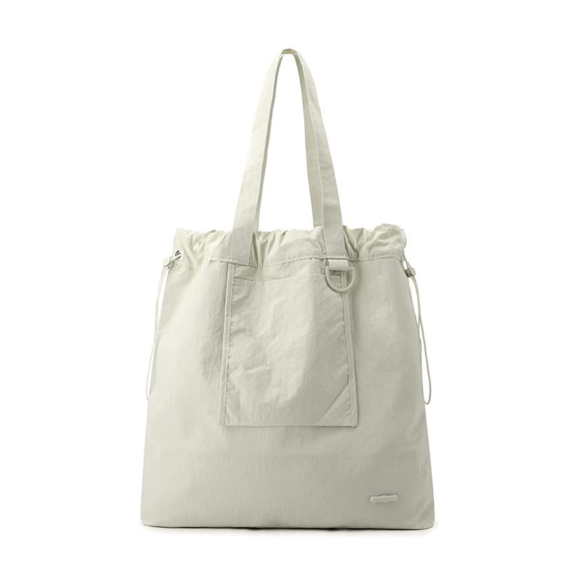 White Large Capacity Tote Bag Lightweight Single Shoulder For Commute Casual Outings And Shopping Women's Bags & Handbags