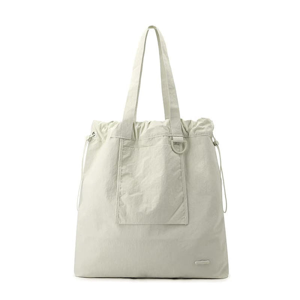White Large Capacity Tote Bag Lightweight Single Shoulder For Commute Casual Outings And Shopping Women's Bags & Handbags