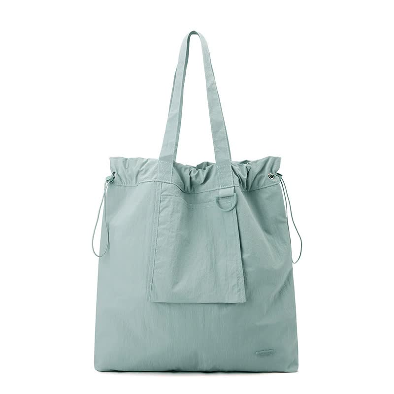 Elosung Light Green Large Capacity Tote Bag Lightweight Single Shoulder For Commute Casual Outings And Shopping Women's Bags & Handbags