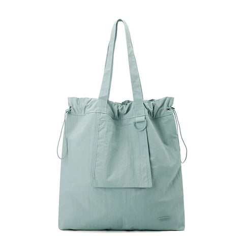 Elosung Light Green Large Capacity Tote Bag Lightweight Single Shoulder For Commute Casual Outings And Shopping Women's Bags & Handbags