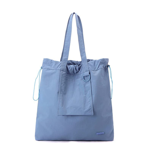 Elosung Blue Large Capacity Tote Bag Lightweight Single Shoulder For Commute Casual Outings Shopping Women's Bags & Handbags
