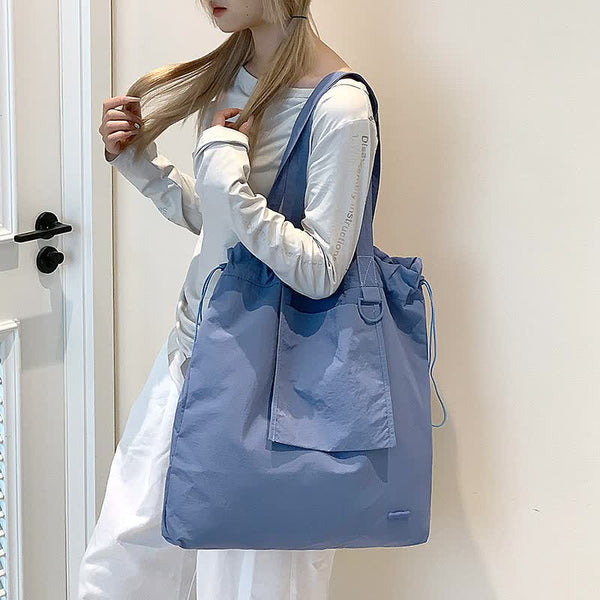 Elosung Coffee Large Capacity Tote Bag Lightweight Single Shoulder For Commute Casual Outings And Shopping Women's Bags & Handbags