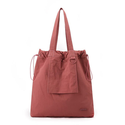 Elosung Raspberry Red Large Capacity Tote Bag Lightweight Single Shoulder For Commute Casual Outings Shopping Women's Bags & Handbags