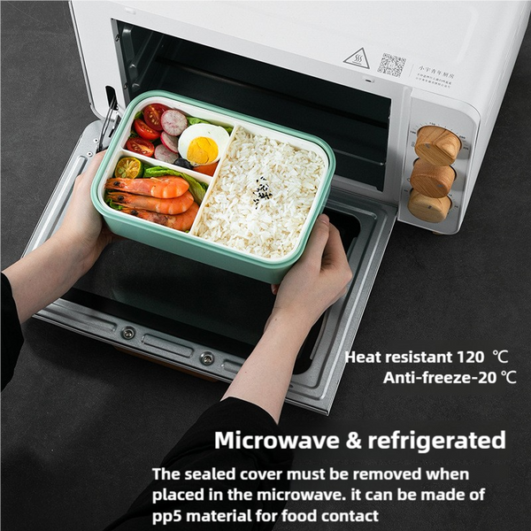 Elosung 2 Pcs Pink Multipurpose Lunch Box With Spoon Fork Lunchboxes