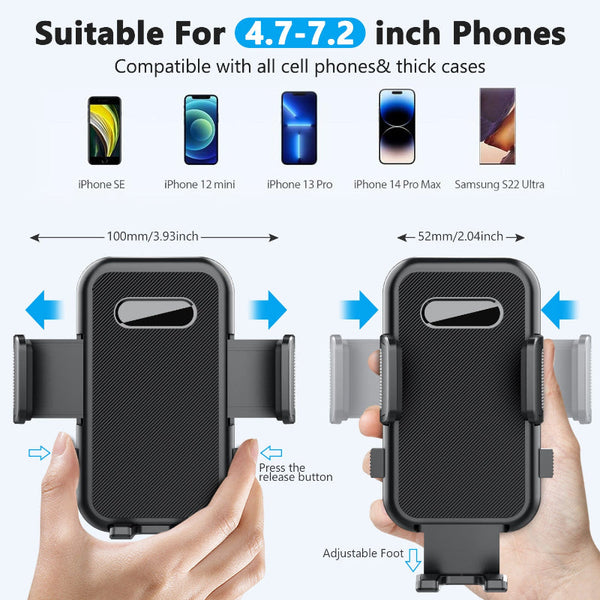 Ml 239 Car Phone Holder Universal Suction Mount For Dashboard & Windscreen Vehicle Camera Holders