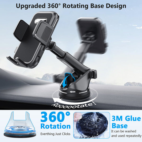 Ml 239 Car Phone Holder Universal Suction Mount For Dashboard & Windscreen Vehicle Camera Holders
