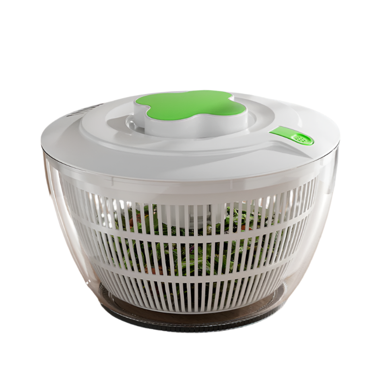 Green Manual Salad Spinner With Pressurized System Efficient & Quick Vegetables Drying Multiple Color Options Other Kitchen Gadgets