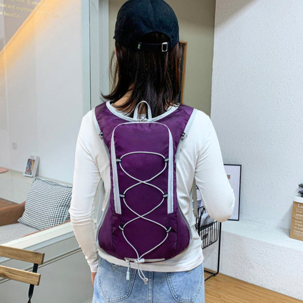 Black Outdoor Sports Hydration Backpack For Running Hiking And Cycling Lightweight Waterproof Hydration Packs