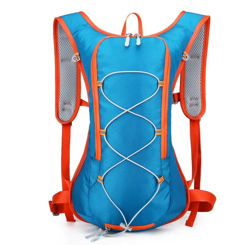 Blue Outdoor Sports Hydration Backpack For Running Hiking And Cycling Lightweight Waterproof Hydration Packs