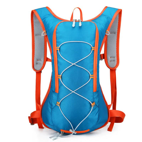 Blue Outdoor Sports Hydration Backpack For Running Hiking And Cycling Lightweight Waterproof Hydration Packs