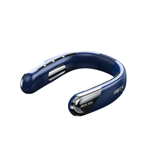 Digital Display Neck Fan Rechargeable Portable Wearable With Adjustable Speed 2400Mah Portable Fans