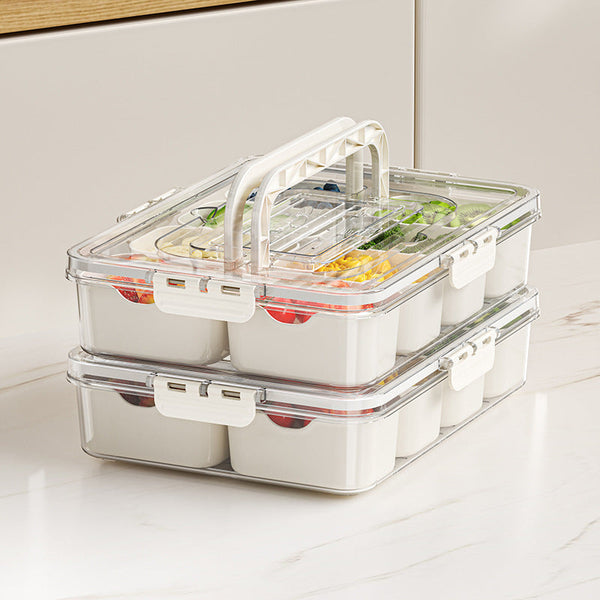 Fresh Keeping Storage Box Transparent Food Container With Secure Lid For Kitchen Organization Salad Crisper Food Storage Containers