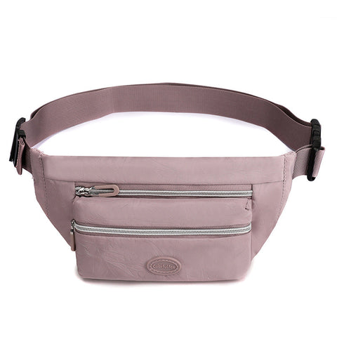 Purple Casual Chest Bag Water Resistant Compact Waist Pack For Women With Adjustable Strap Waist Packs & Bags