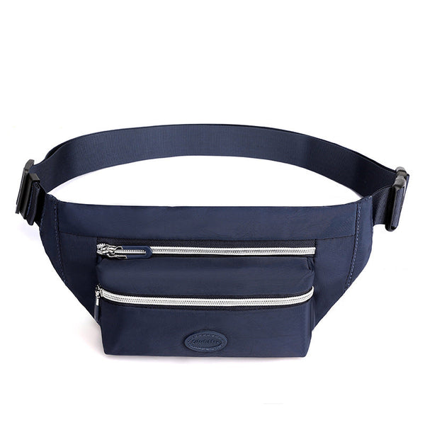 Dark Blue Casual Chest Bag Water Resistant Compact Waist Pack For Women With Adjustable Strap Waist Packs & Bags