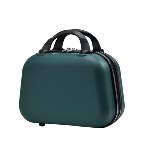 Green Handheld Makeup Organizer Compact And Portable Cosmetic Storage Case With Multiple Color Options Makeup Bags & Cases