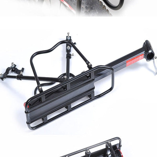Elosung Universal Bicycle Rear Cargo Rack Durable Aluminum Alloy Luggage Carrier Carrier & Pannier Racks